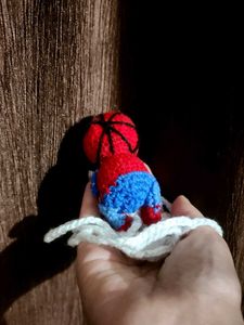 Handmade Crochet Spiderman Toy