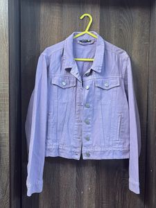 Lavender Denim Jacket