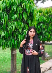 3 piece Elegant Black Embroidered Kurta set