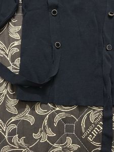 Chic Black Button-Detail Top