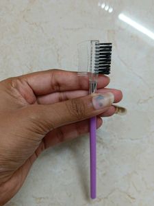 Purple Handle Makeup Brush Set