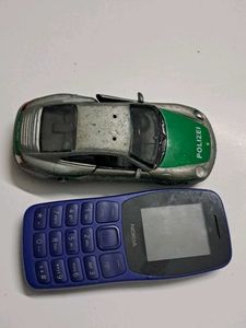WELLY'S VINTAGE PORSCHE POLICE CAR