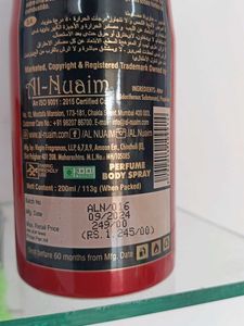 Al-Nuaim Swiss Firdaus Perfume Body Spray