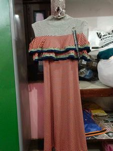 Striped Sleeveless Dress
