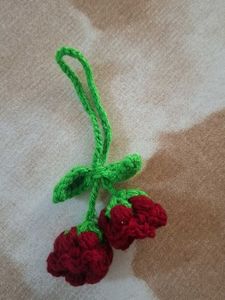 beautiful crochet rose hair accessories