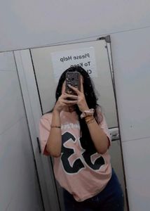 Pink Graphic Print T-Shirt