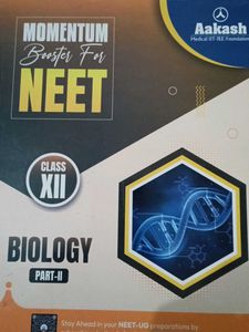 Aakash Momentum Booster For NEET Biology Class XII