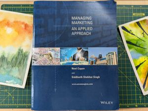 Managing Marketing: An Applied Approach
