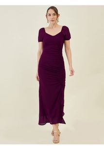 Price Drop AAYU Women Fit And Flare Purple Dress