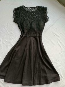 Elegant Black Lace Dress