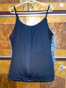 Fabitto Sparkly Fringed Sequins Cami Top XL