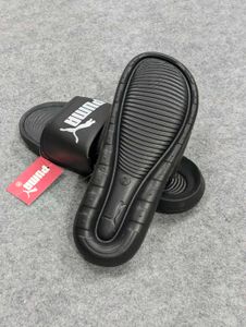 Puma Black Slider Flipflops