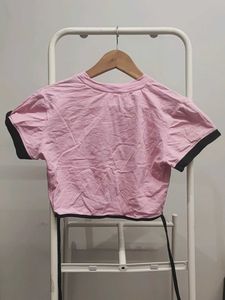 Pink "KILL THIS LOVE" Graphic Crop Top