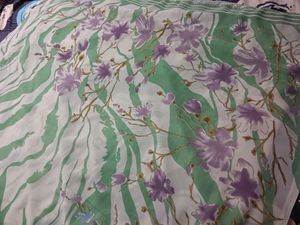 White Nd Green Silk Saree