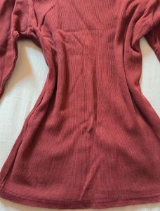 Cozy Mock Neck Long Sleeve Top
