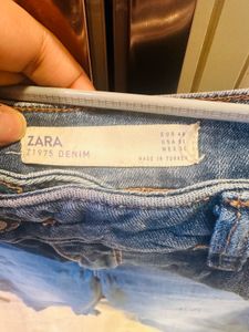 Zara Stylish Blue Denim Jeans