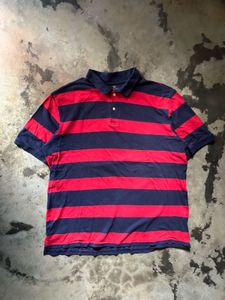 Men's Striped Polo Shirt