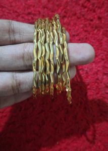 Set of 6 Gold-Tone Bangles