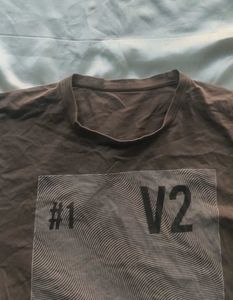 Men's Brown Graphic T-Shirt