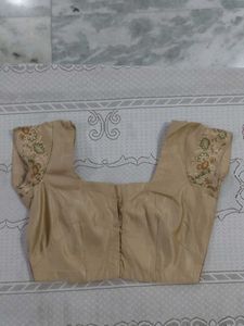 Elegant Embroidered Silk Blouse