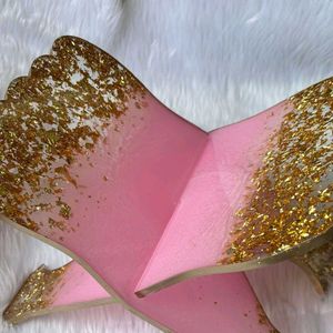 Resin Book Stand with Flowers