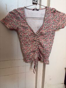 Floral Print crop top from zudio Y2K