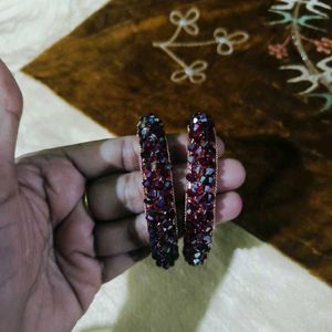 Crystal Beaded Bangle Set