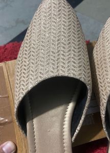 Elegant Gold Slip-On Flats