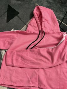 Pink fleece Hoodie