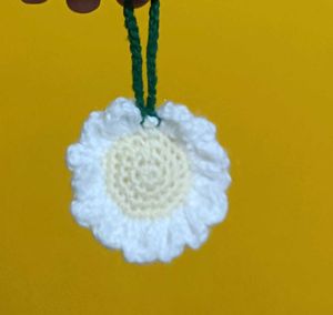 Crochet flower Keychain 😍