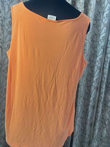 Chic Orange Tunic Top