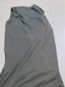 Olive Green Sleeveless Maxi Dress