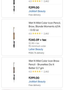 Wet N Wild Brow Pencil With Spooly