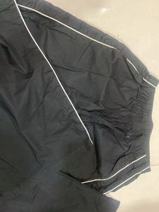 Wide Leg Track Pants with Side Stripe