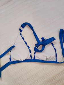 striped blue colour bikini top