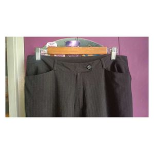 Striped Wide Leg Trousers