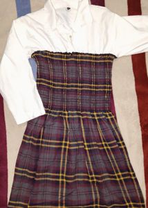 Tartan Plaid Shirt Dress