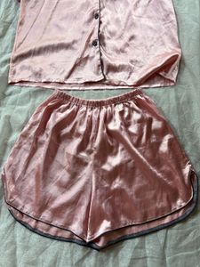 Thailand imported Satin Pajama Set - Pink
