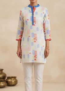 Funky Printed Cotton Kurta