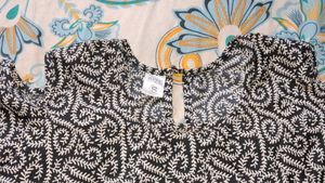 black and white kurti.