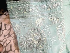 wedding latest heavy indo western dress with shrug