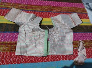 Embroidered Silk Blend Saree