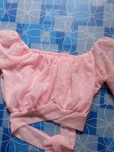 This Crop Top Is Look Beautiful Look New... Must Buy It☺