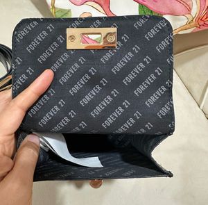 Black Croc Embossed Waist Bag