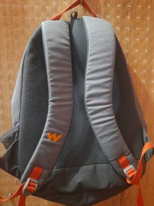 Wildcraft Grey &amp; Orange Backpack