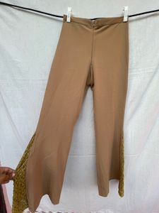 brown retro pants