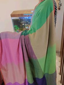 Handcrafted new Cotton saree on sale