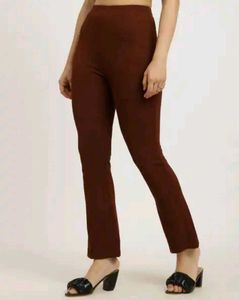 Shein Brown Flared Pants