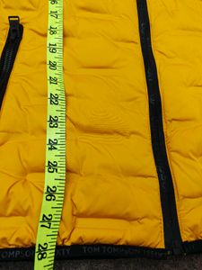 Yellow Padded Hooded Jacket
