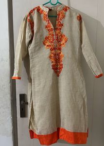 It’s straight kurti for daily use..
